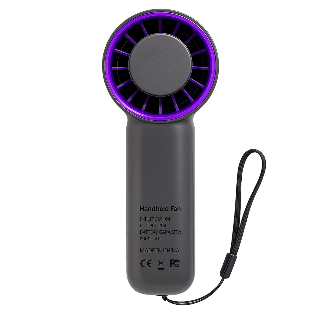 FSDIO F500 Handheld Turbo Fan – USB-C Rechargeable