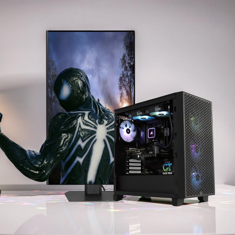 Liquid Cooled RX 7600 Ryzen 5 9600X Gaming PC - Symbiote