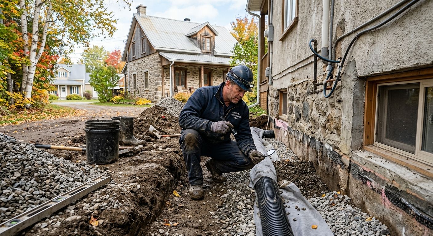 Drain de fondation : comment obtenir un devis sans engagement au Québec — photo 3