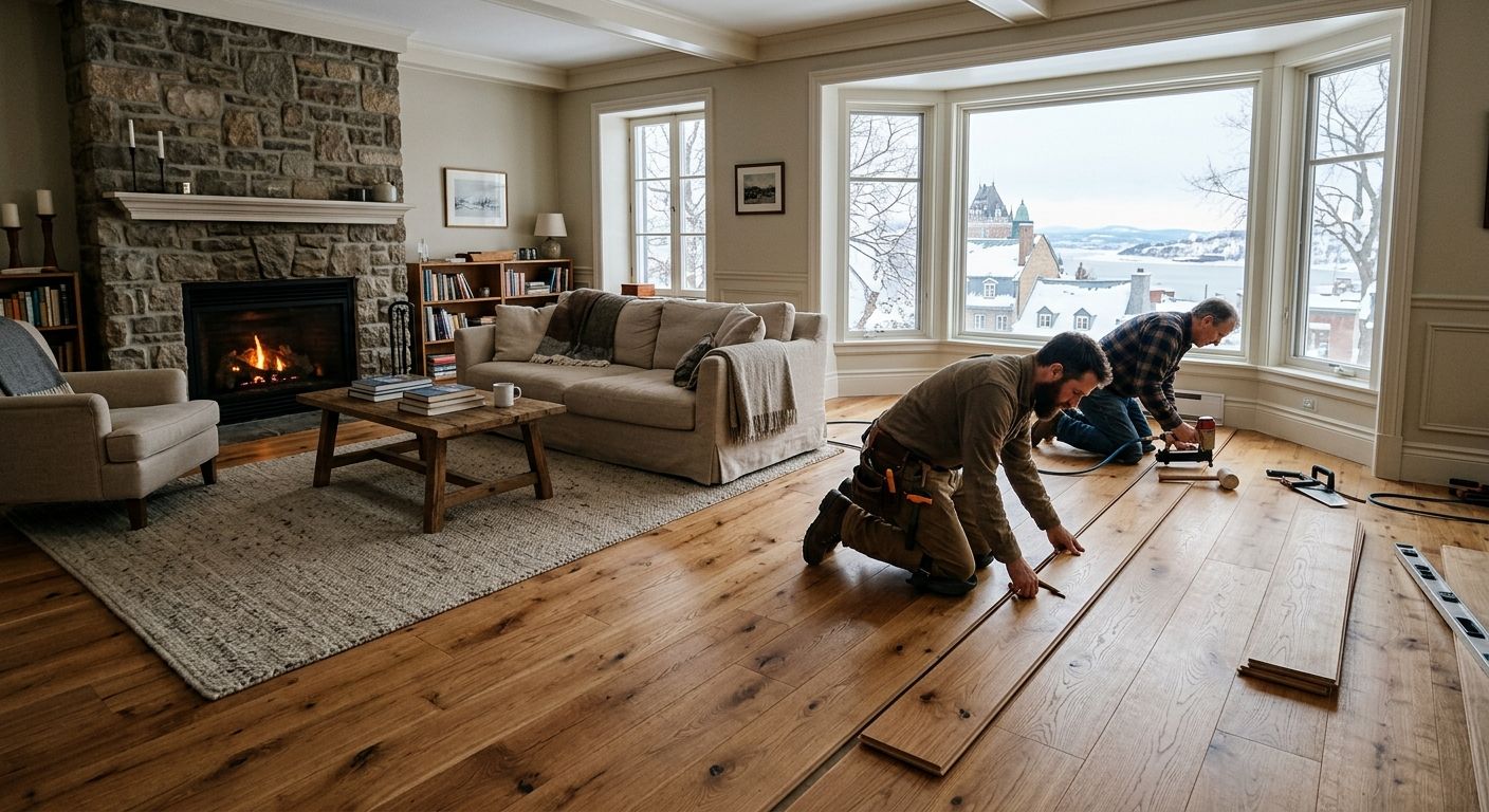 Plancher hydrofuge au Québec : protection contre l'humidité et les dégâts d'eau 2026 — photo 2