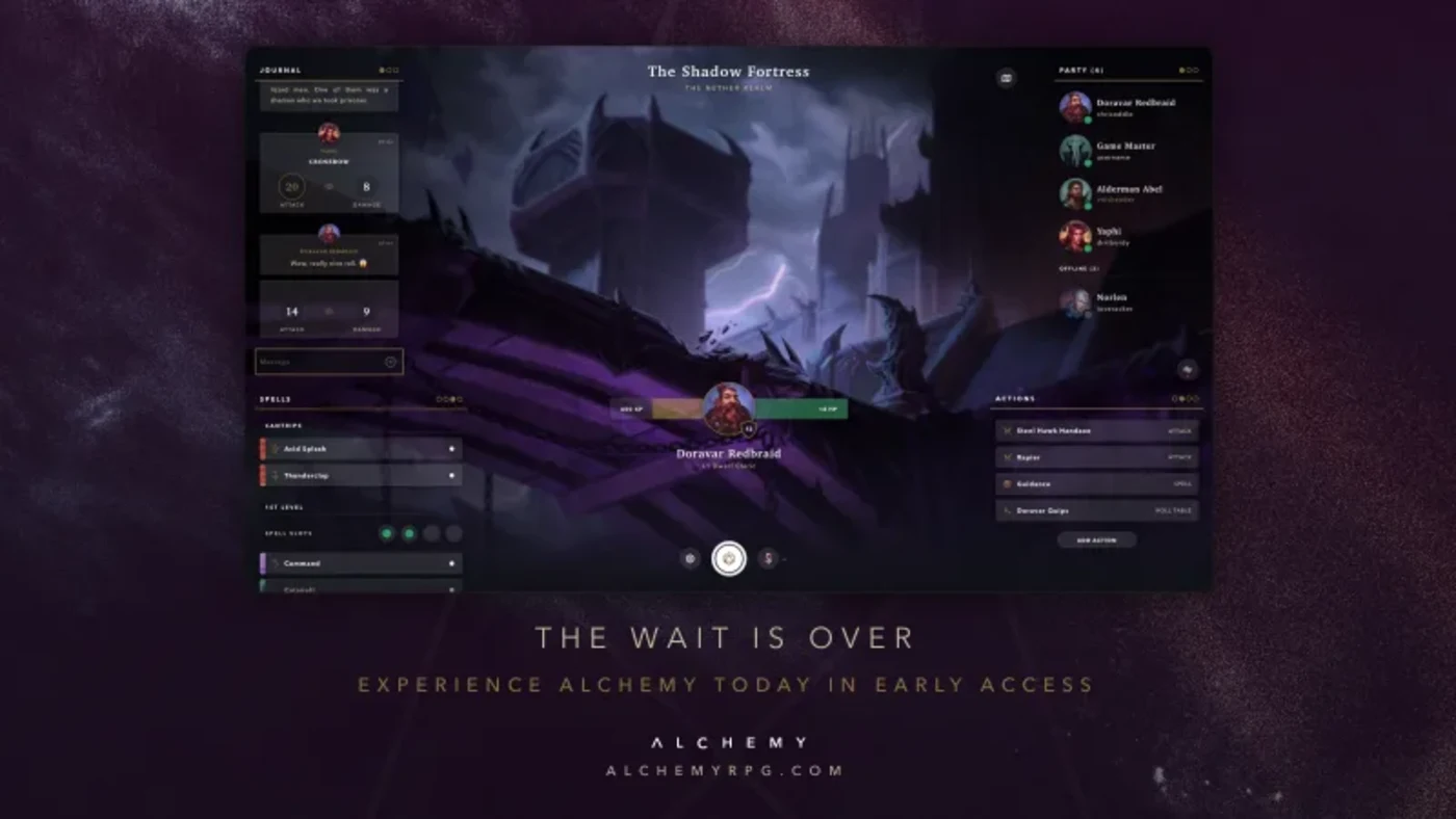 Image from https://www.reddit.com/r/VTT/comments/u94bxe/alchemy_rpg_early_access_now_open/