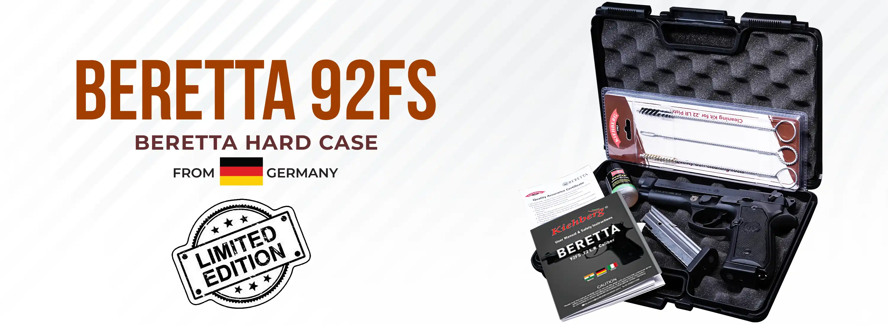 Beretta 92FS hard case — limited edition from Germany