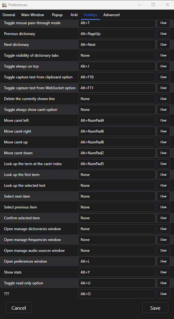 Anki Settings 1