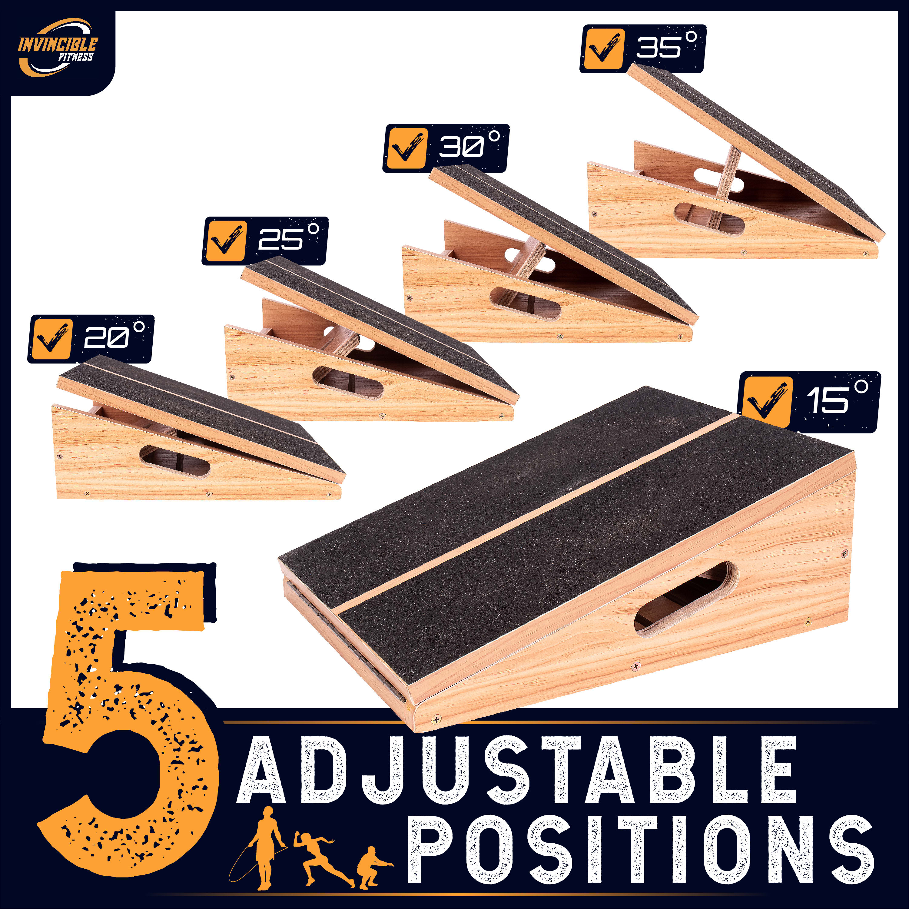 5 זוויות מתכווננות