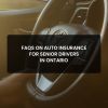 Auto Insurance for Senior Drivers in Ontario