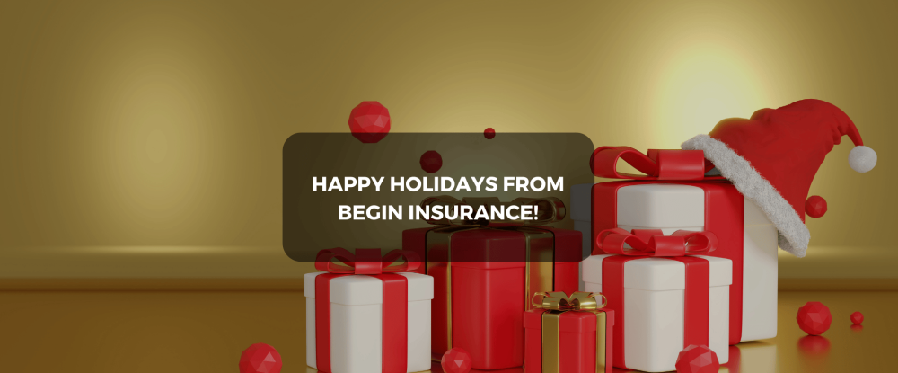 Happy Holidays from Begin Insurance!