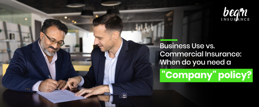 Business Use Vs. Commercial Insurance.