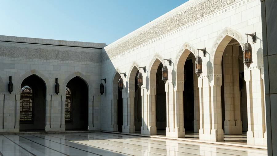 Oman mosque and cultural architecture