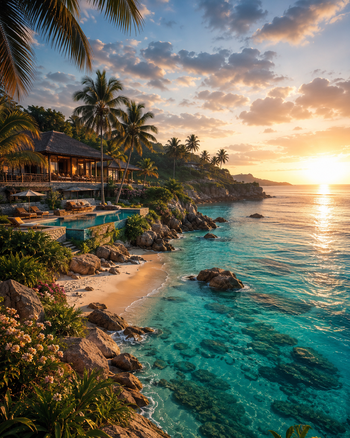 Inspiración de viaje de lujo en las islas del Océano Índico