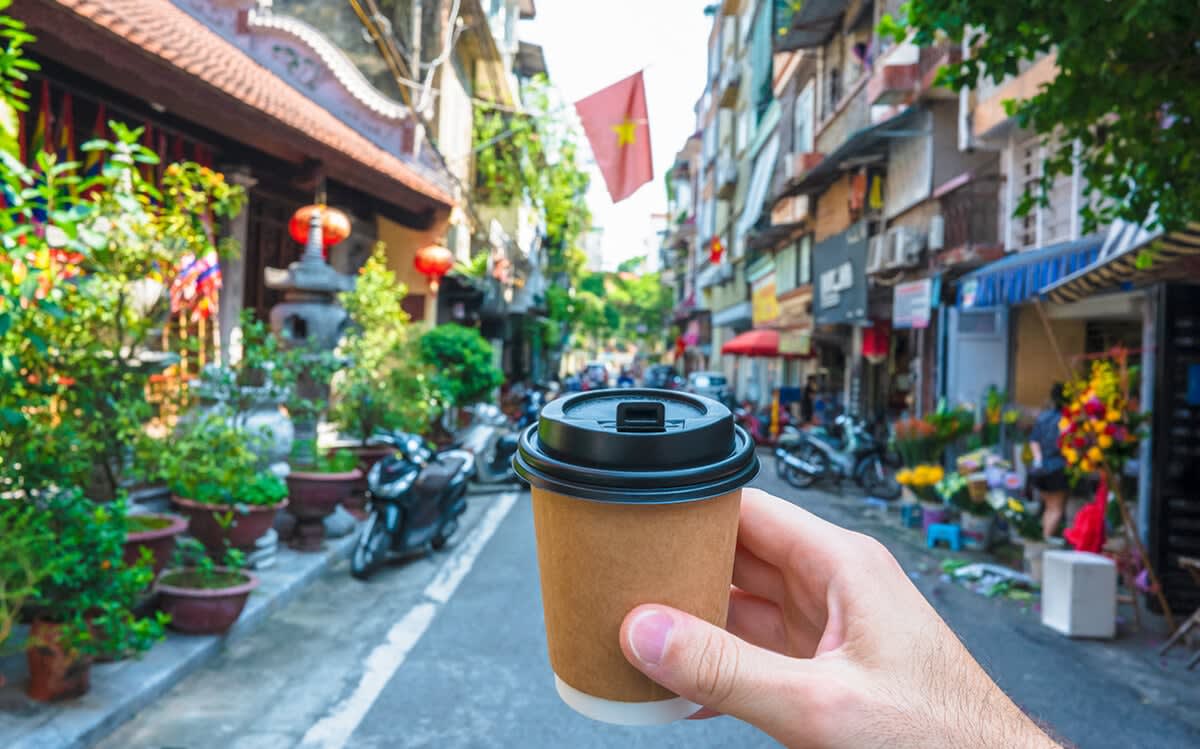 Vietnamese coffee in Hanoi