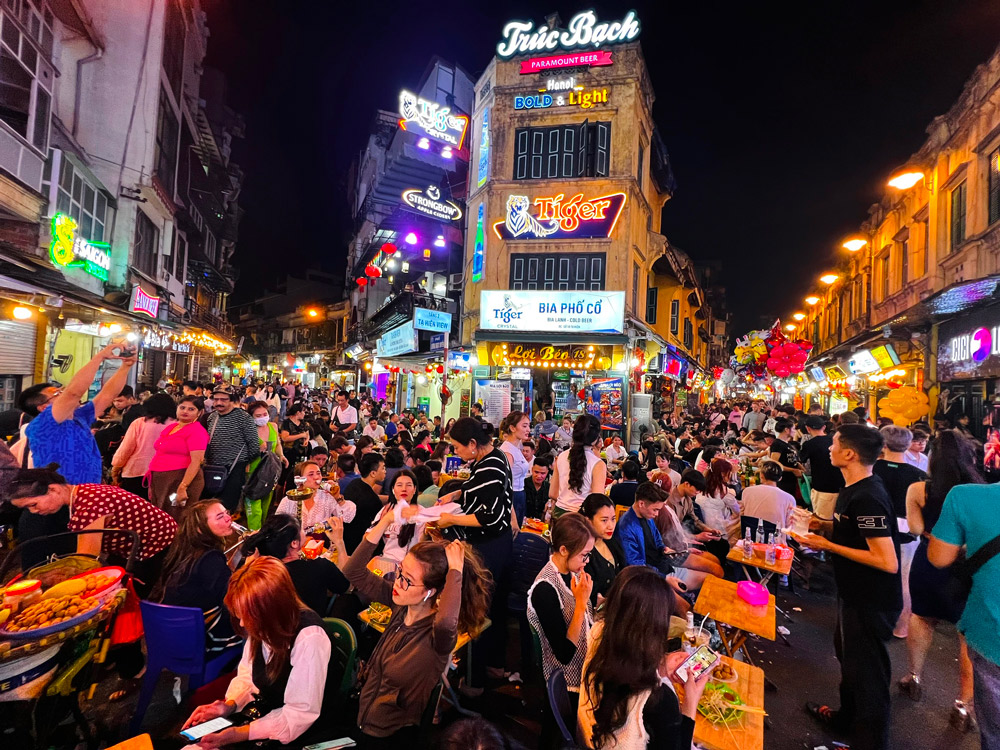 Tạ Hiện Street - Beer Street in Hanoi Old Quarter
