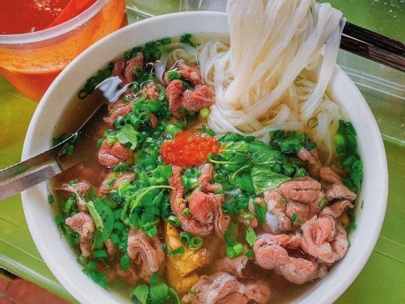 Traditional Vietnamese Phở in Hanoi