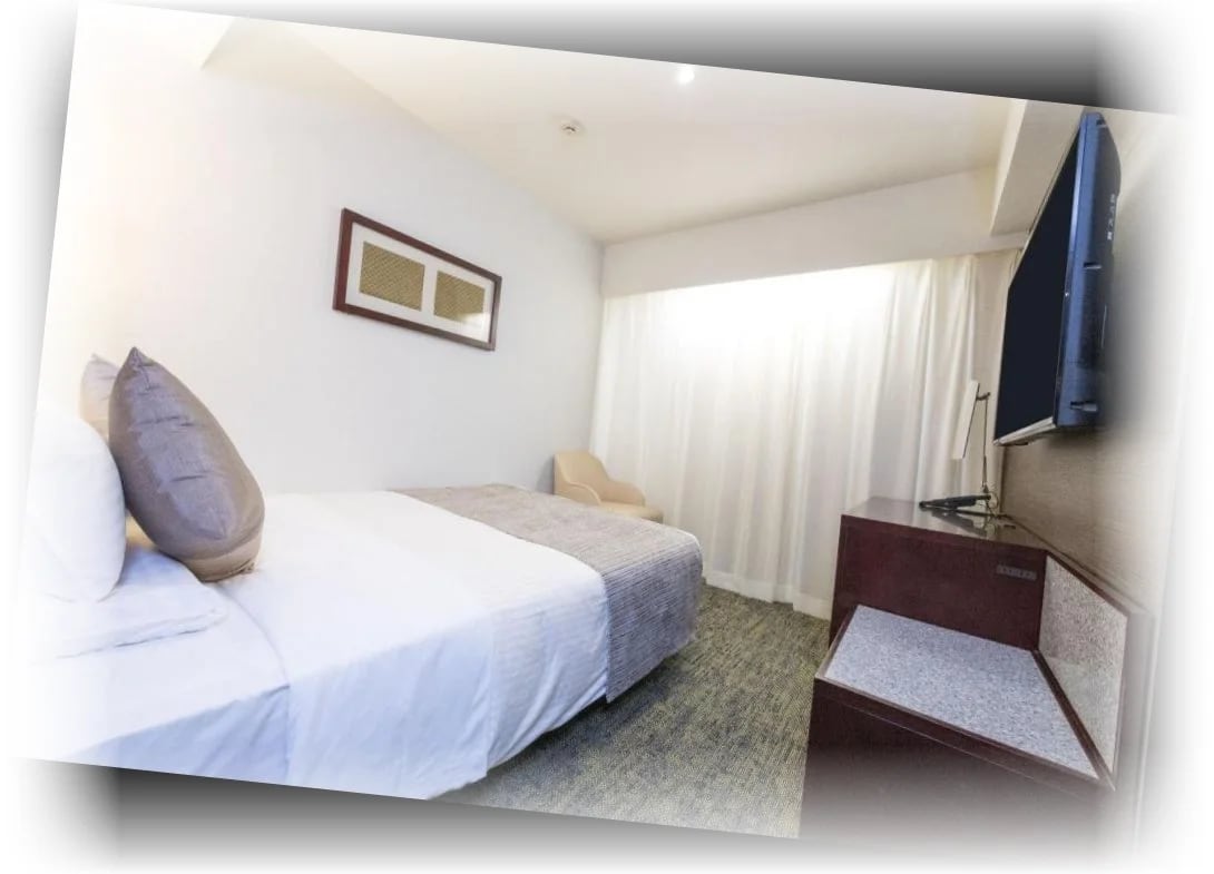 호텔_마이스테이_후쿠오카_텐진_스탠다드_더블_(금연)_-_침대