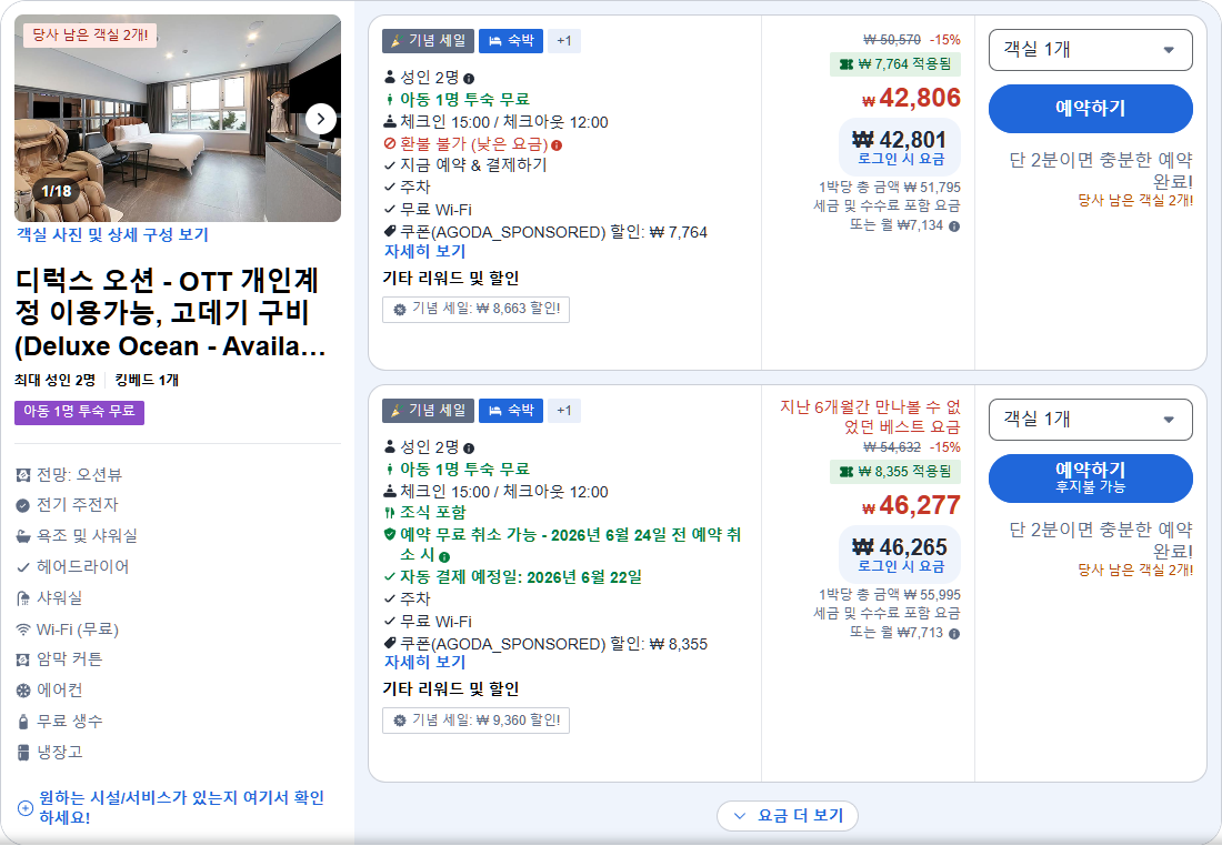 디럭스 오션 - OTT 개인계정 이용가능, 고데기 구비