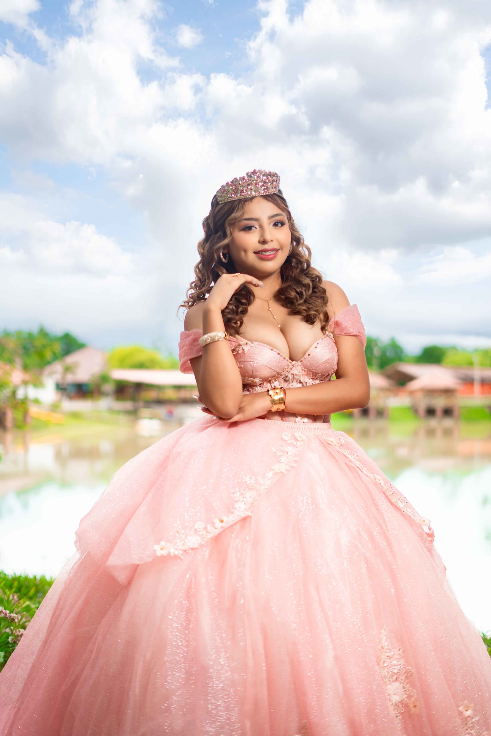 Sesión fotográfica de quinceañera