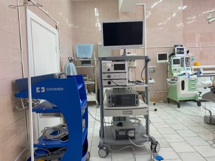 Пациентам Братской районной больницы начнут выполнять сложные хирургические операции с помощью новой эндоскопической стойки