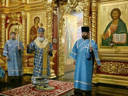 Архиерейское богослужение в Неделю мясопустную, о Страшном Суде