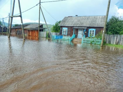 Из-за наводнения в Нижнеудинском районе запретили проезд грузовиков по федеральной трассе