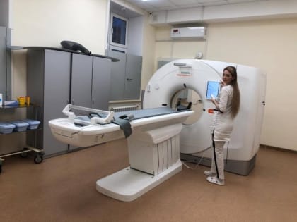 В стационаре Братской городской больнице начали проводить исследования на новом компьютерном томографе