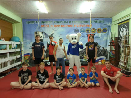 Молодогвардейцы Усть-Илимска провели инклюзивную тренировку для детей