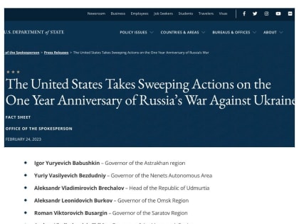 Губернатор Хабаровского края стал рекордсменом по количеству наложенных санкций