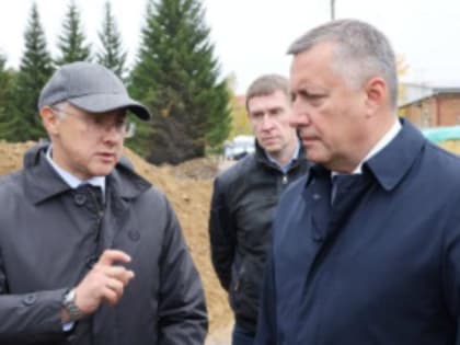 Игорь Кобзев проверил подготовку к стройке корпусов геронтологического центра в Маркова