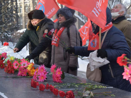 Иркутские коммунисты 21 января почтили память В.И. Ленина