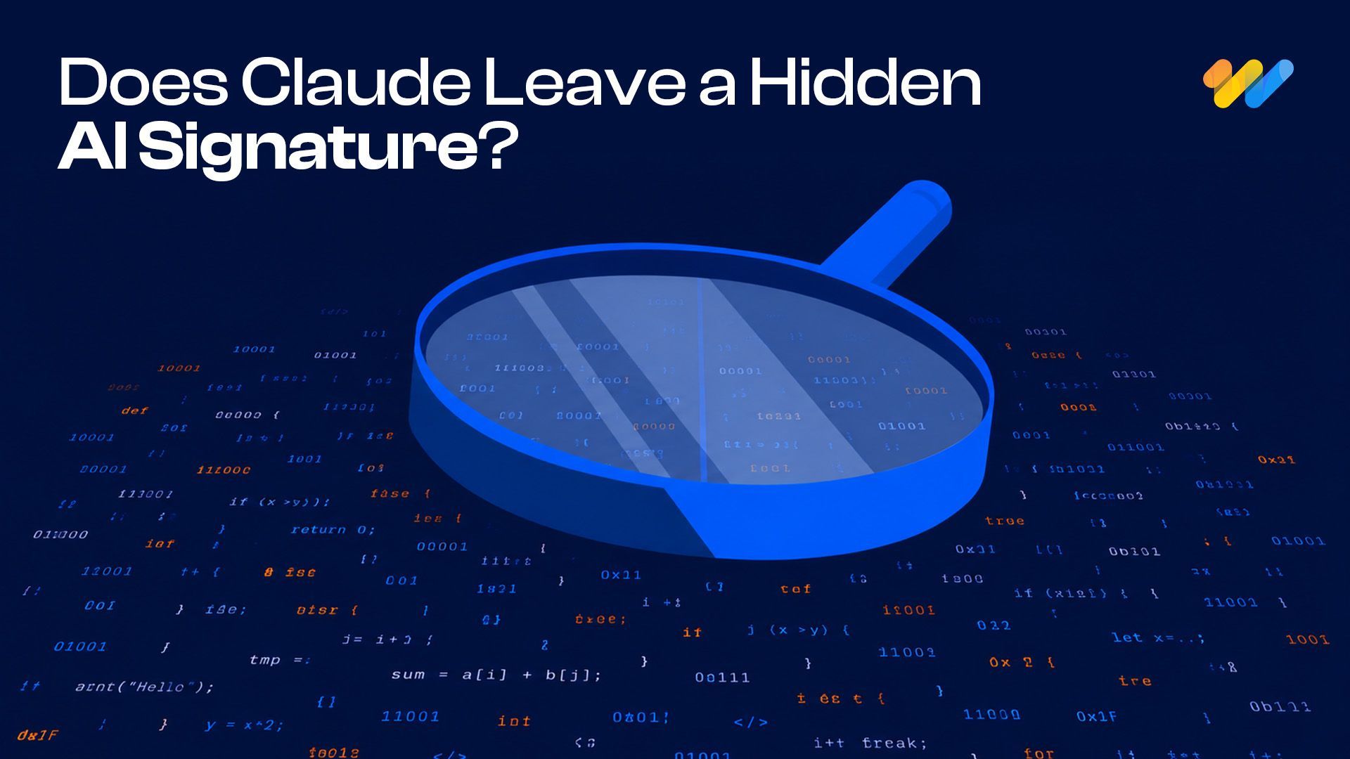 Claude AI hidden signature and AI-generated content detection concept
