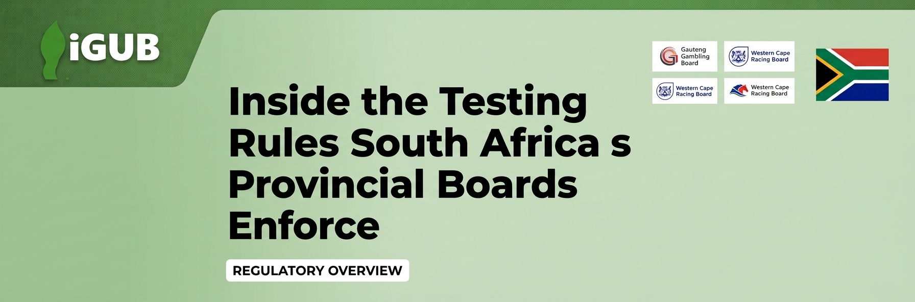 Inside the Testing Rules South Africa's Provincial Boards Enforce