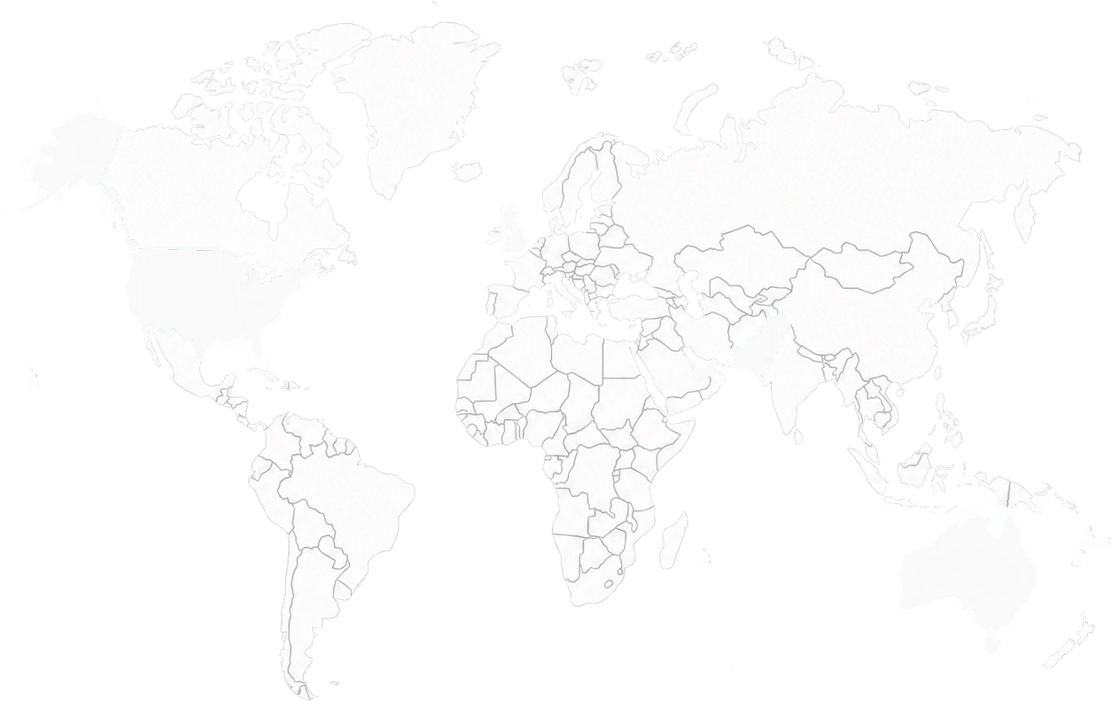 World map showing the EmporionSoft back office in Lahore and its overseas offices in Preston