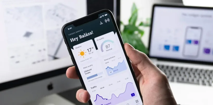 An app on a phone