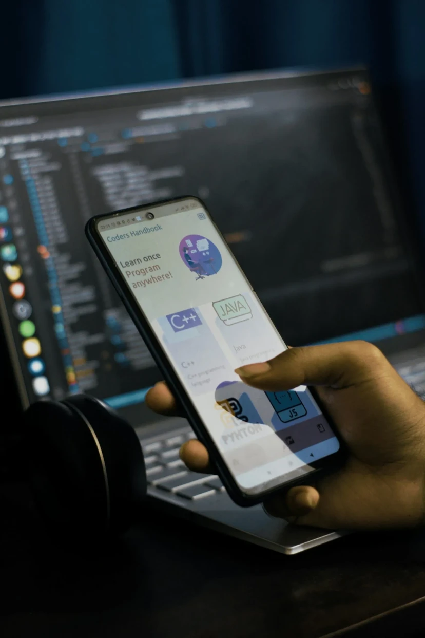 An app on a phone
