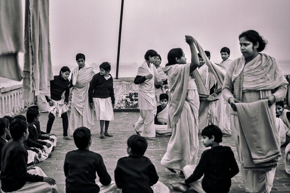 Le gurukul Ma Anandmayee Kanyapeeth à Varanasi