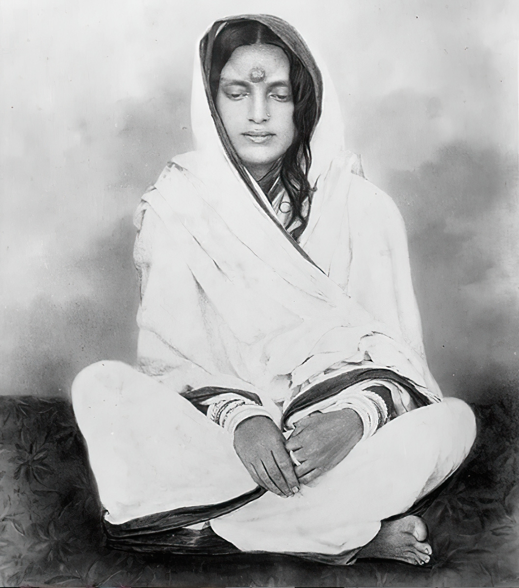 Photographie de Mâ Ânandamayî