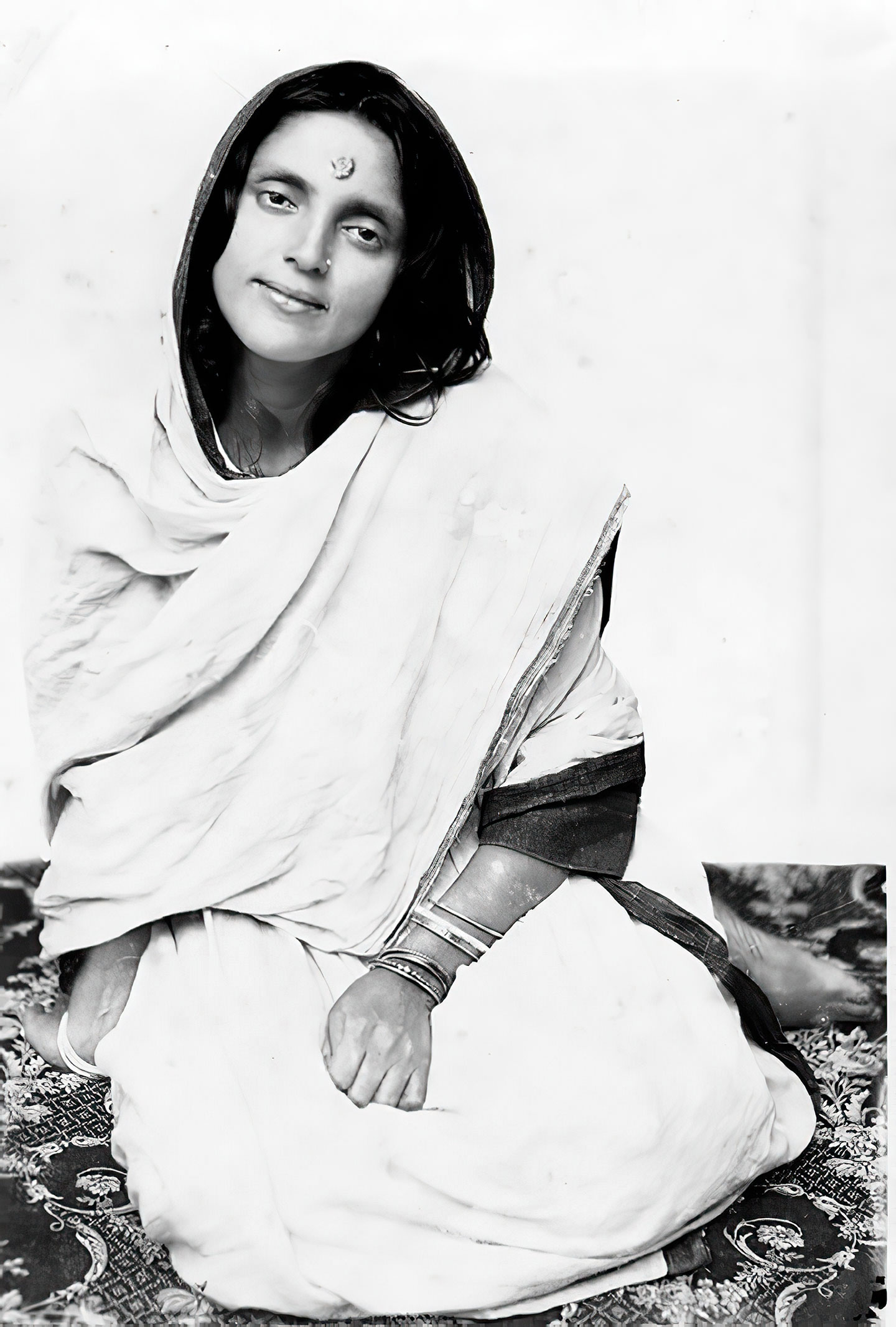 Photographie de Mâ Ânandamayî