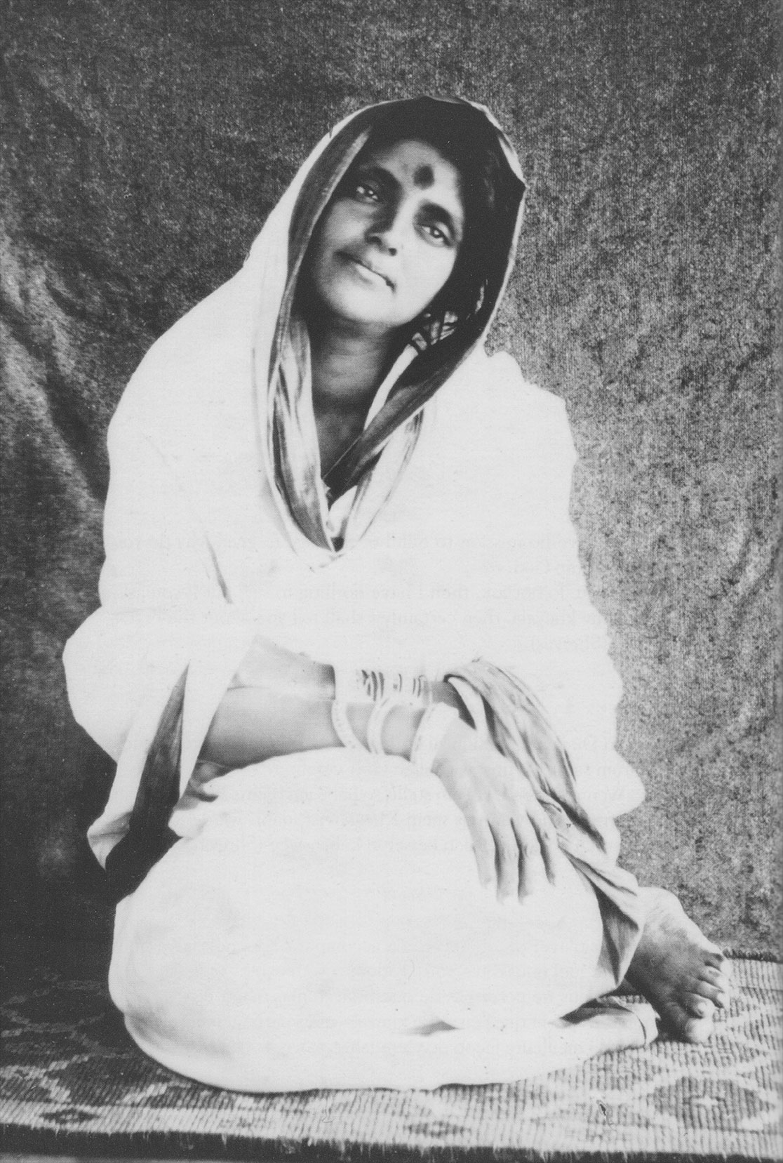 photographie de Mâ Ânandamayî