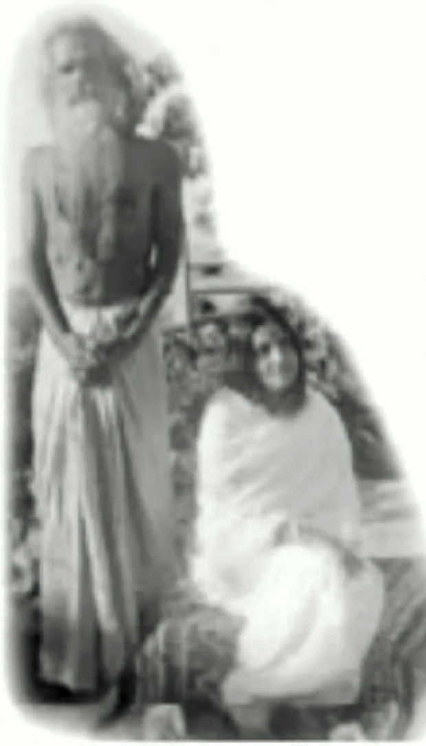 Photographie de Mâ Ânandamayî et Bholanath