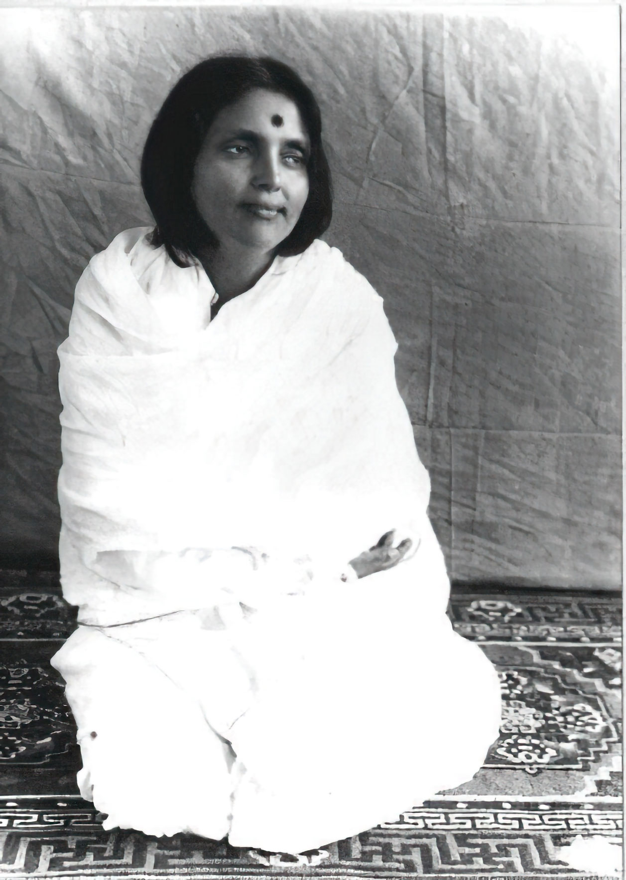 Photographie de Mâ Ânandamayî