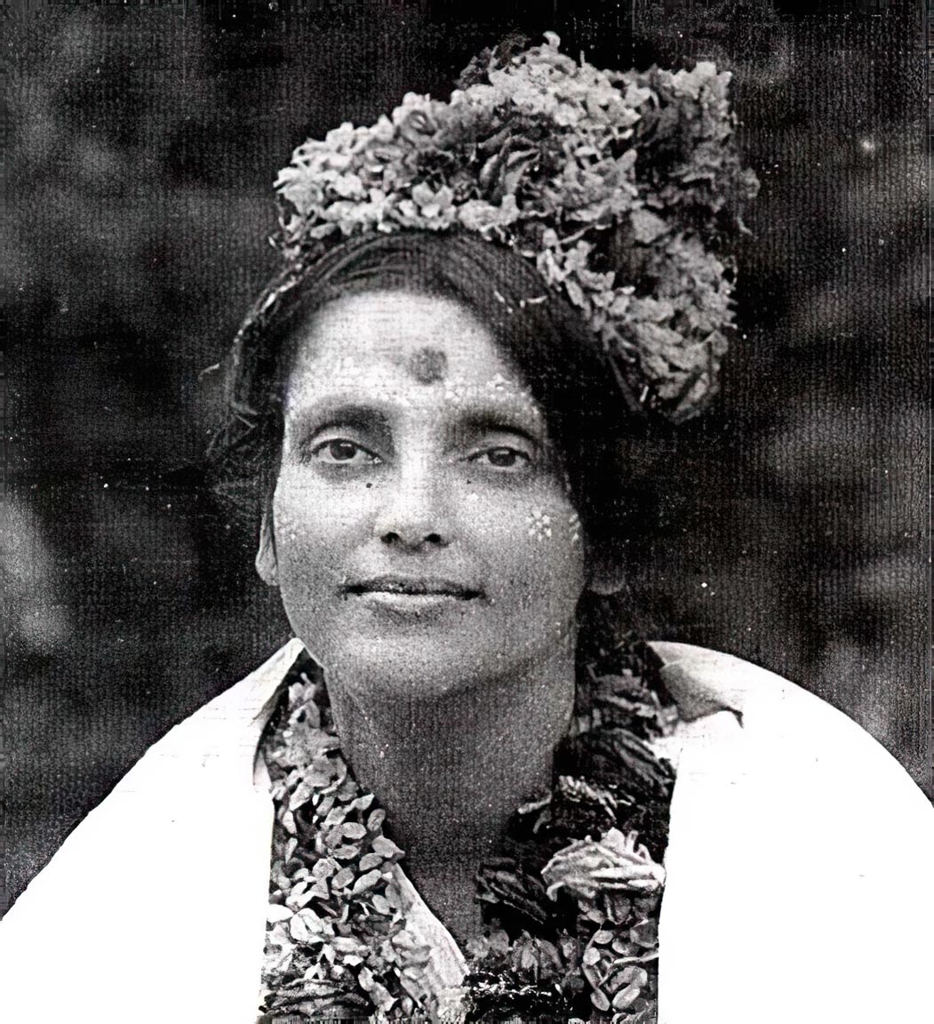 Photographie de Mâ Ânandamayî