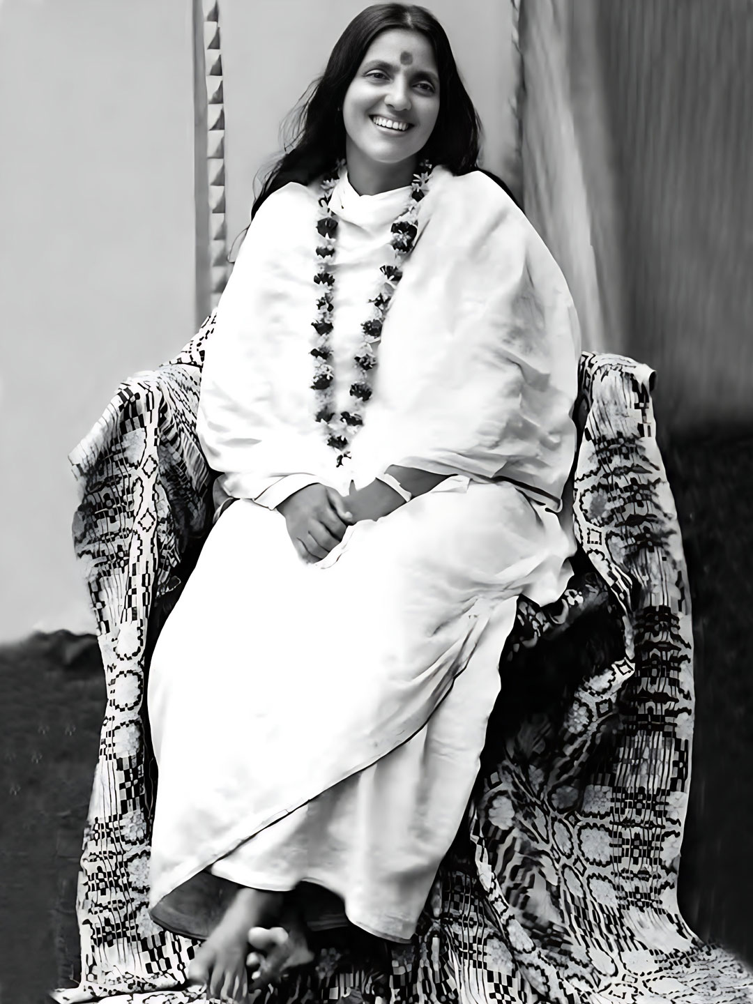 Photographie de Mâ Ânandamayî