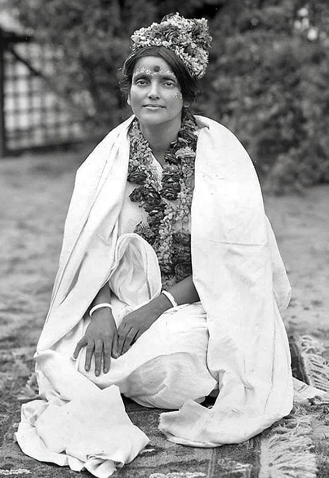 Photographie de Mâ Ânandamayî