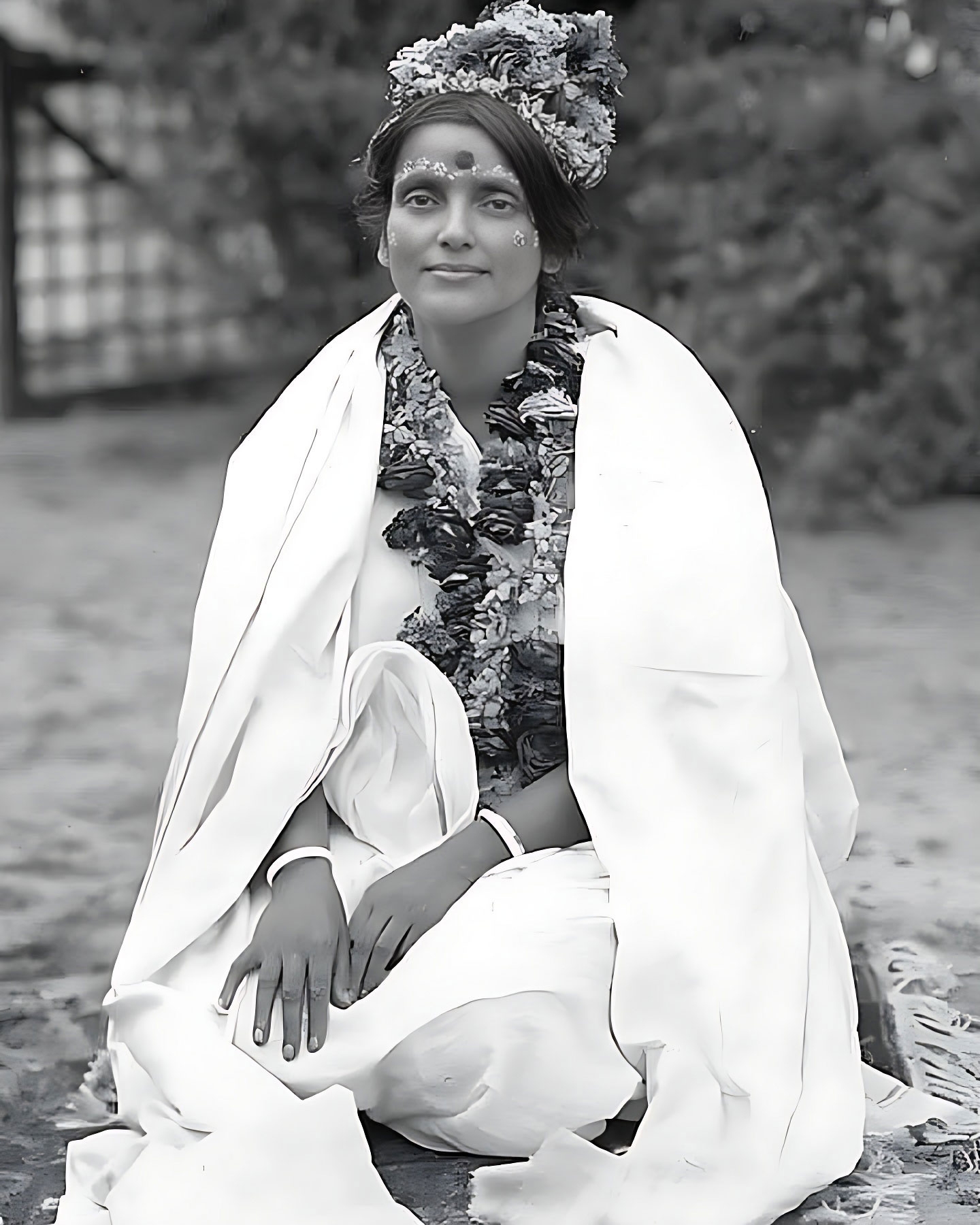 Photographie de Mâ Ânandamayî