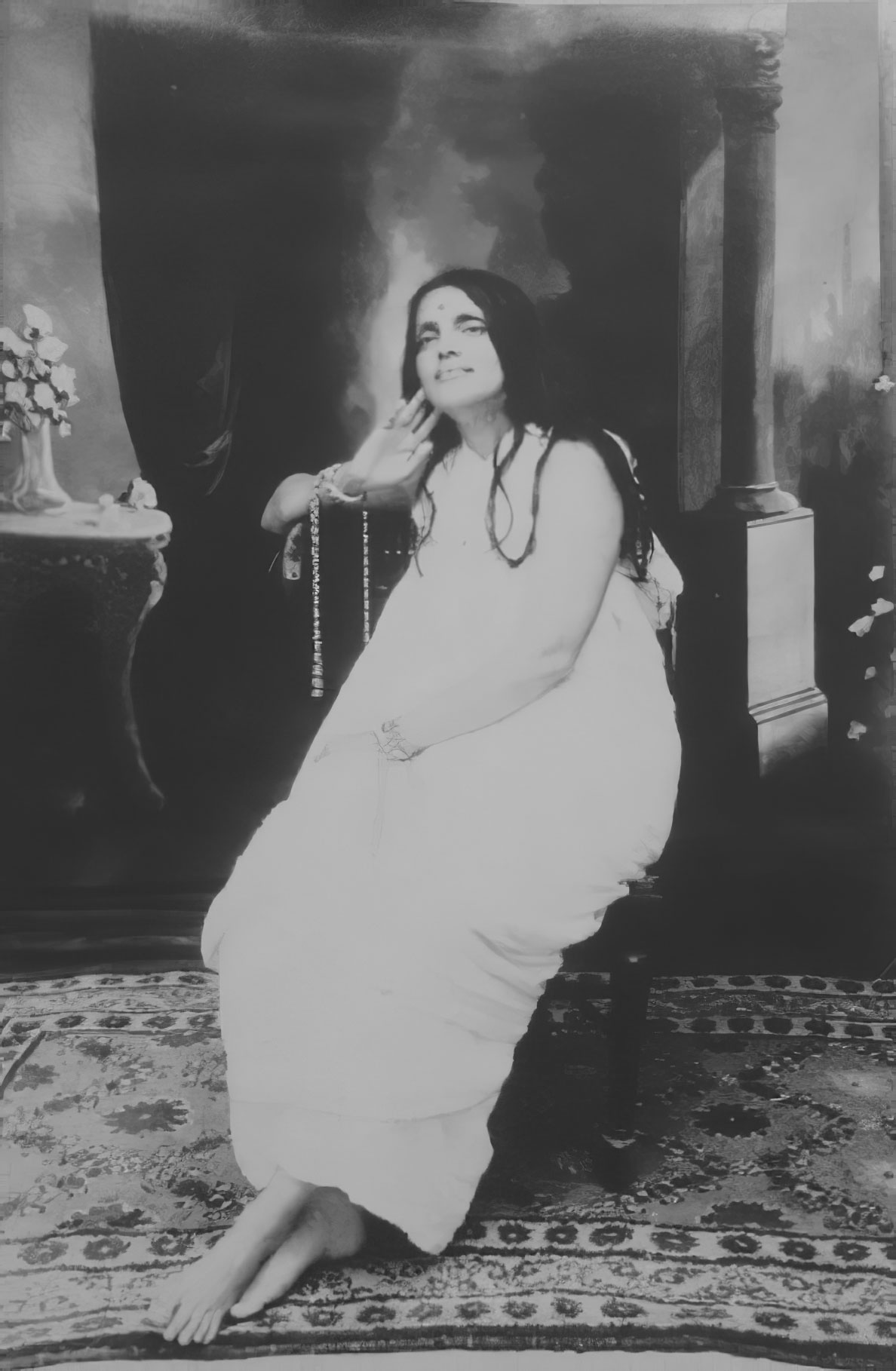 Photographie de Mâ Ânandamayî