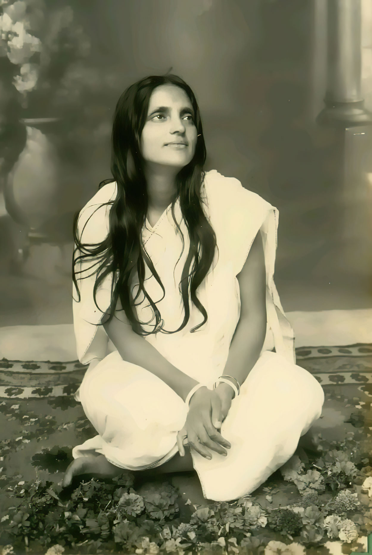 Photographie de Mâ Ânandamayî