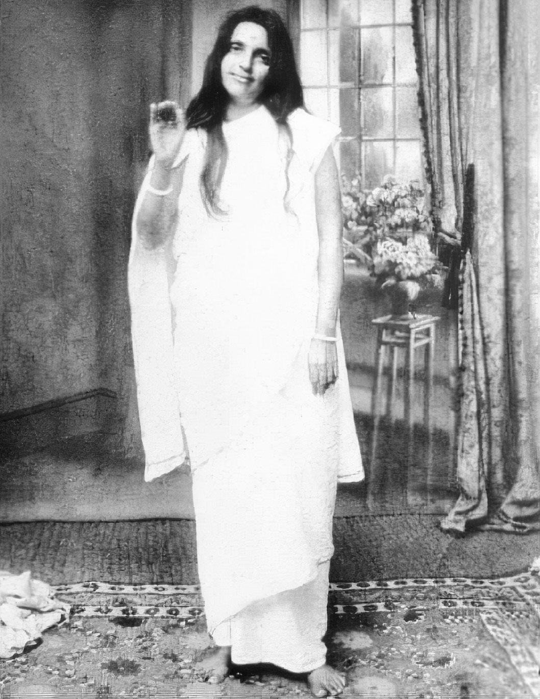 Photographie de Mâ Ânandamayî