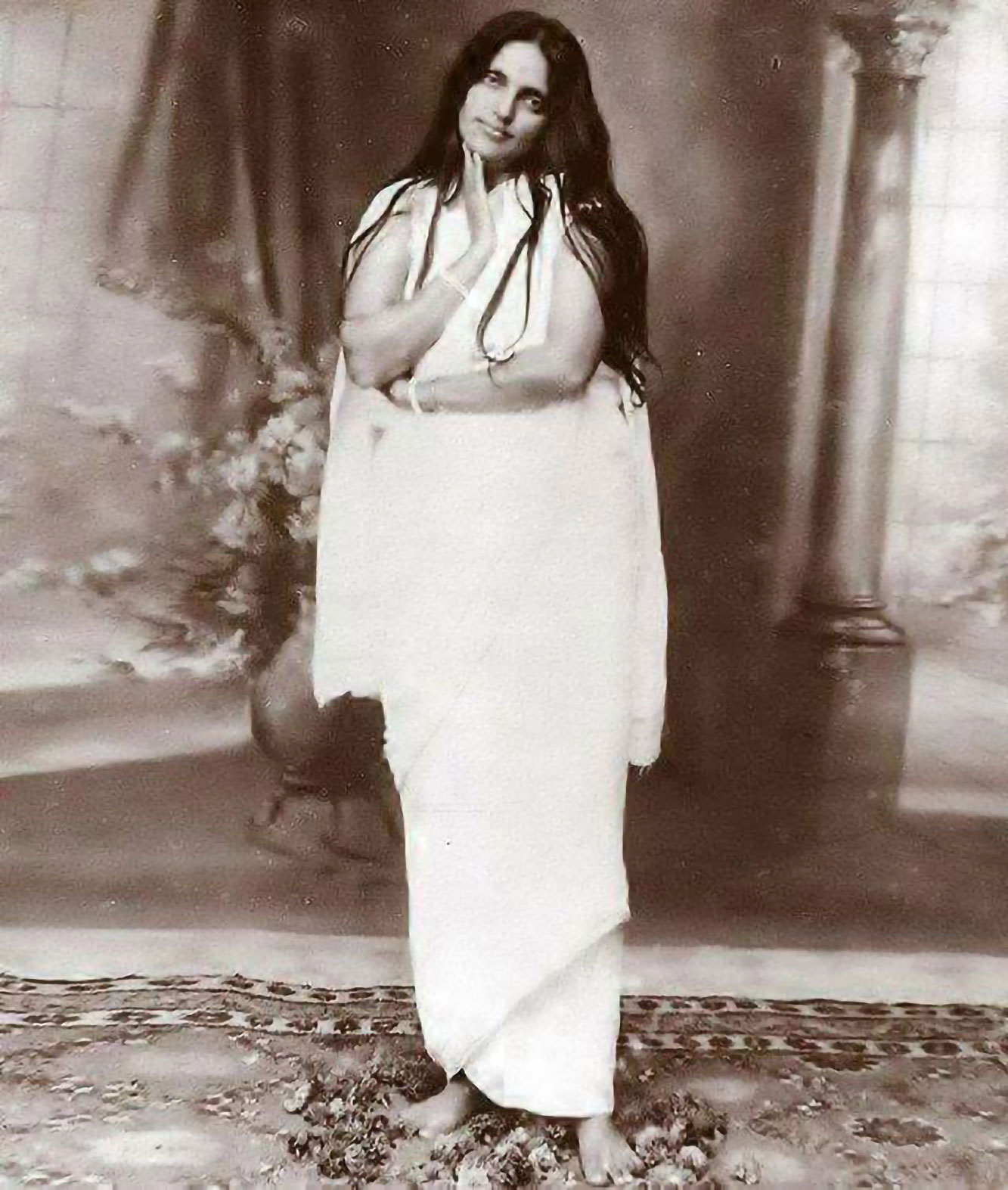 Photographie de Mâ Ânandamayî