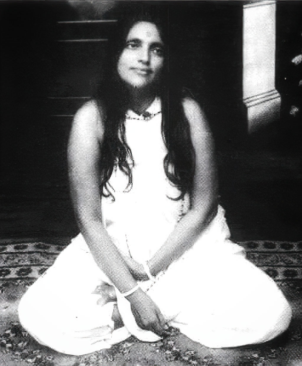 Photographie de Mâ Ânandamayî