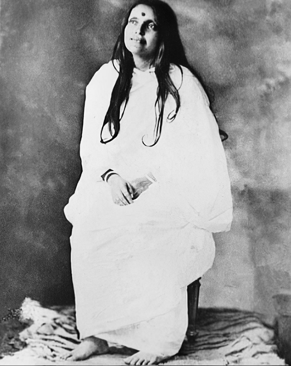 Photographie de Mâ Ânandamayî