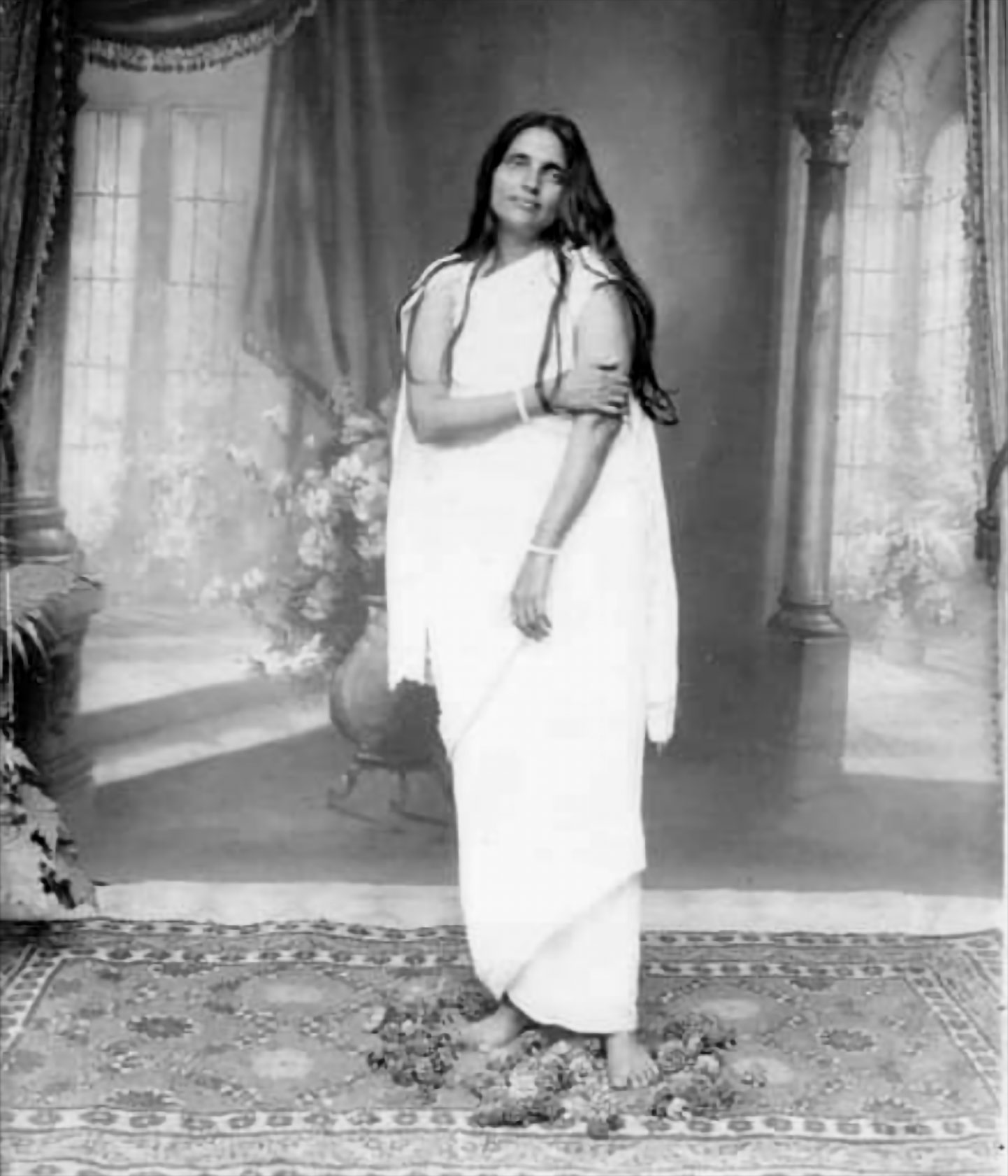 Photographie de Mâ Ânandamayî