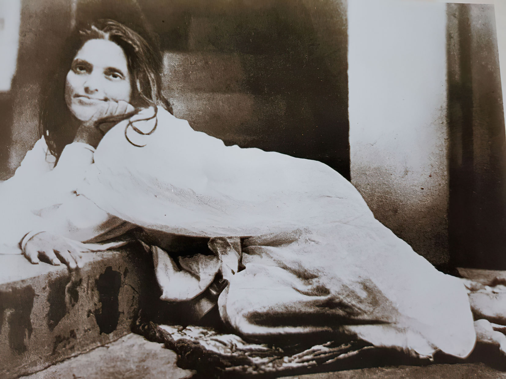 Photographie de Mâ Ânandamayî